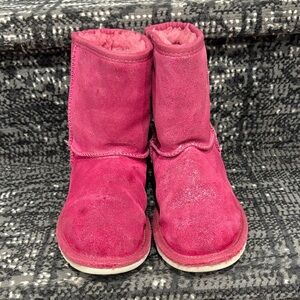 UGG Fuchsia Suede Boots